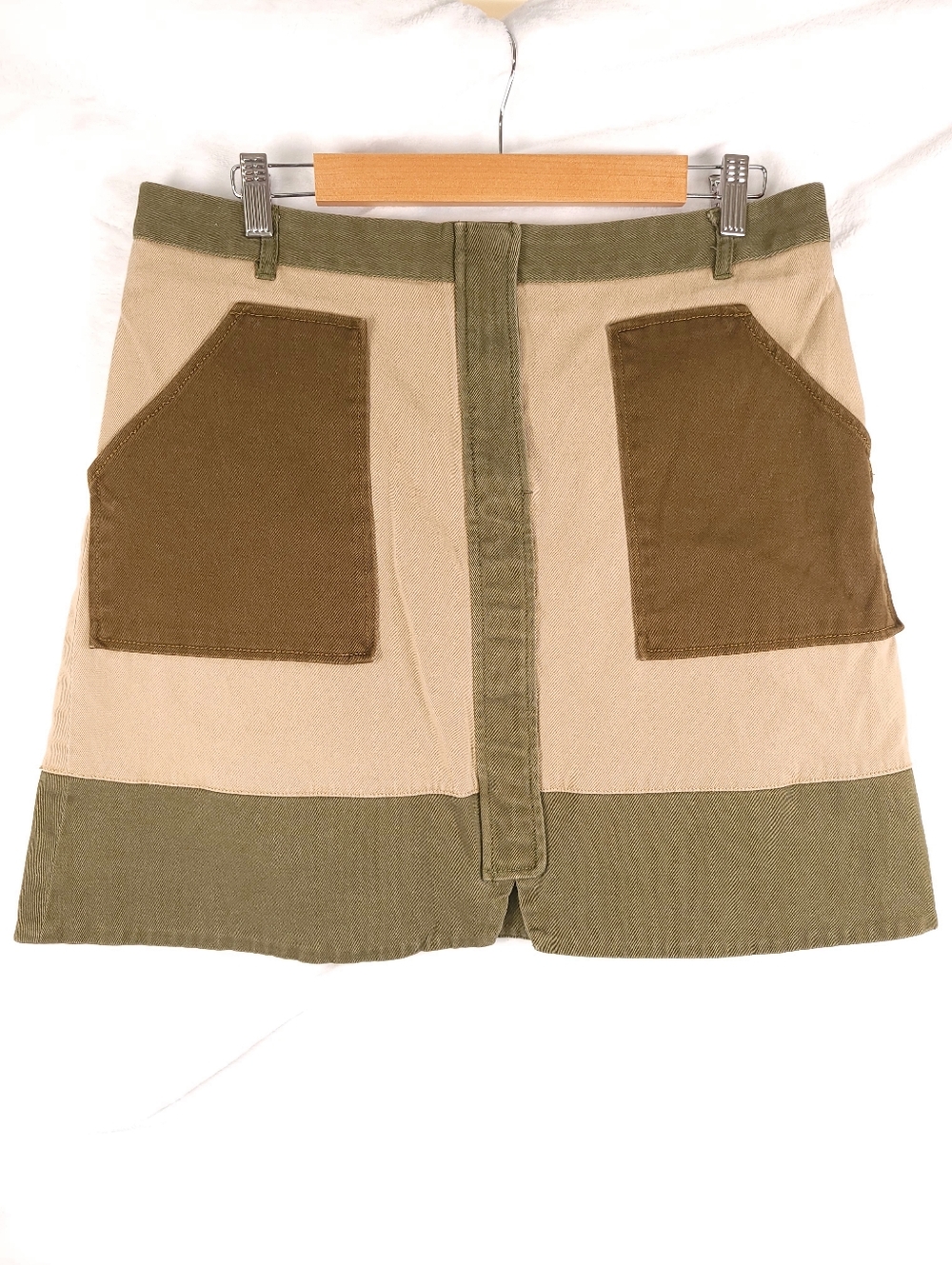 Anthropologie Holding Horses Utility Mini Skirt 14